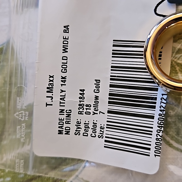 Milor 14kt yellow gold wide band - Picture 2 of 4